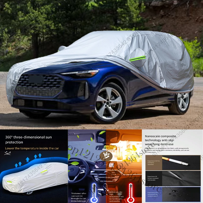 Full Car Cover Compatible with Audi Q5 2018-2025 SUV Car Covers All-Weather Outdoor Protection Sun UV Rain Dust Proof