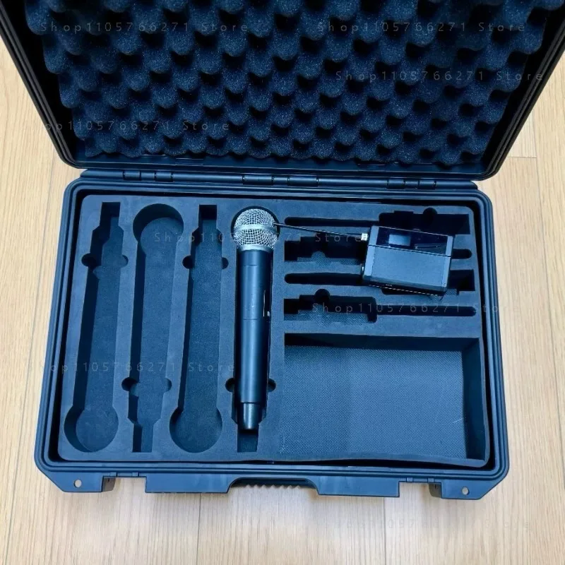 Stage Performance Microphone Flight Case Multi Handheld Mic Hard Storage Transport Box