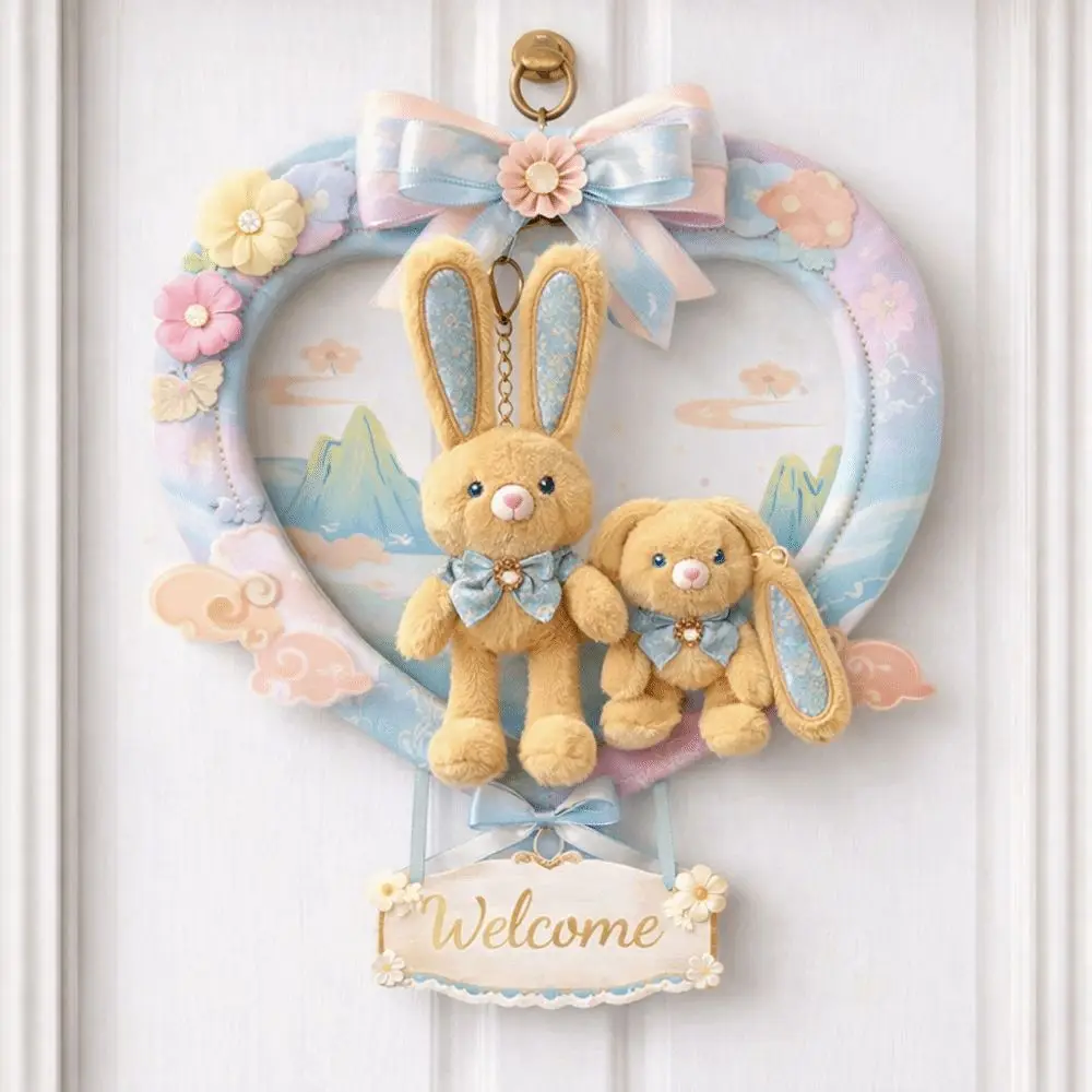 

Мягкий плюшевый брелок-кролик 30 см в стиле Каваи, подвеска-кролик, подарок для детей, креативный дизайн, подвеска для школьного рюкзака