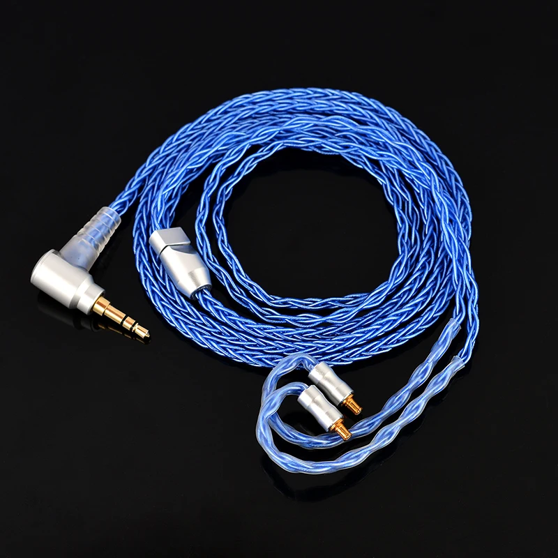 Koceta A2DC IEM Cable auriculares electrónica de consumo OFC plateado para ATHLS50is/70is/200is/300is/400is/E40/E50/E70