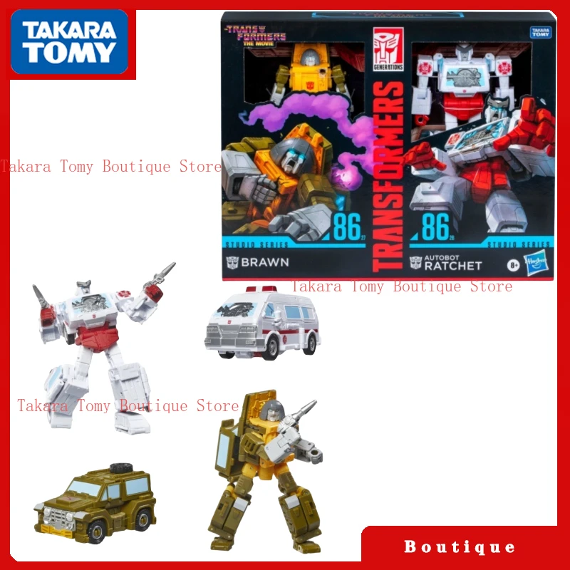 

В наличии Takara Tomy Трансформеры игрушки студийная серия SS-86-27 & 28 Brawn & Храповые фигурки autobot коллекционные хобби