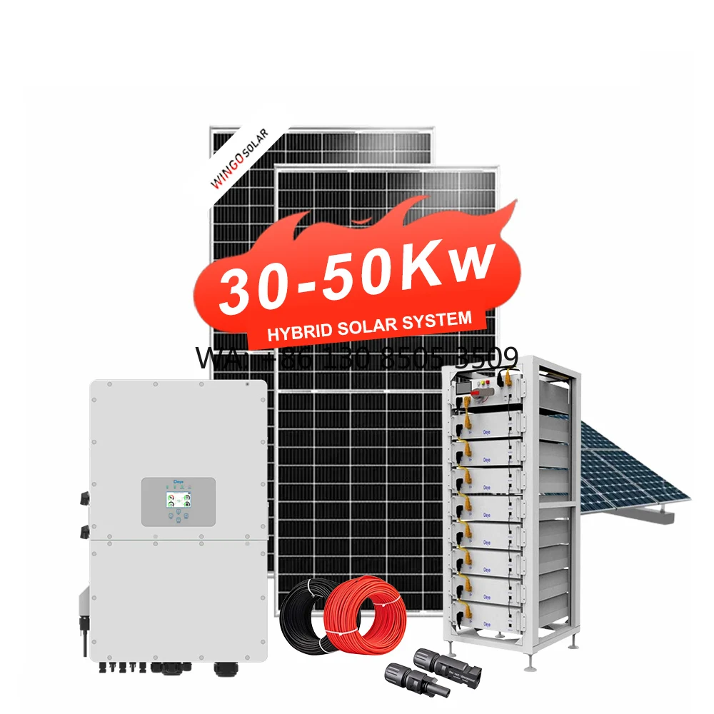 

Solar Energy Storage Battery System 30Kw 40Kw 50Kw All in One Off Grid Hybrid Solar Energy System