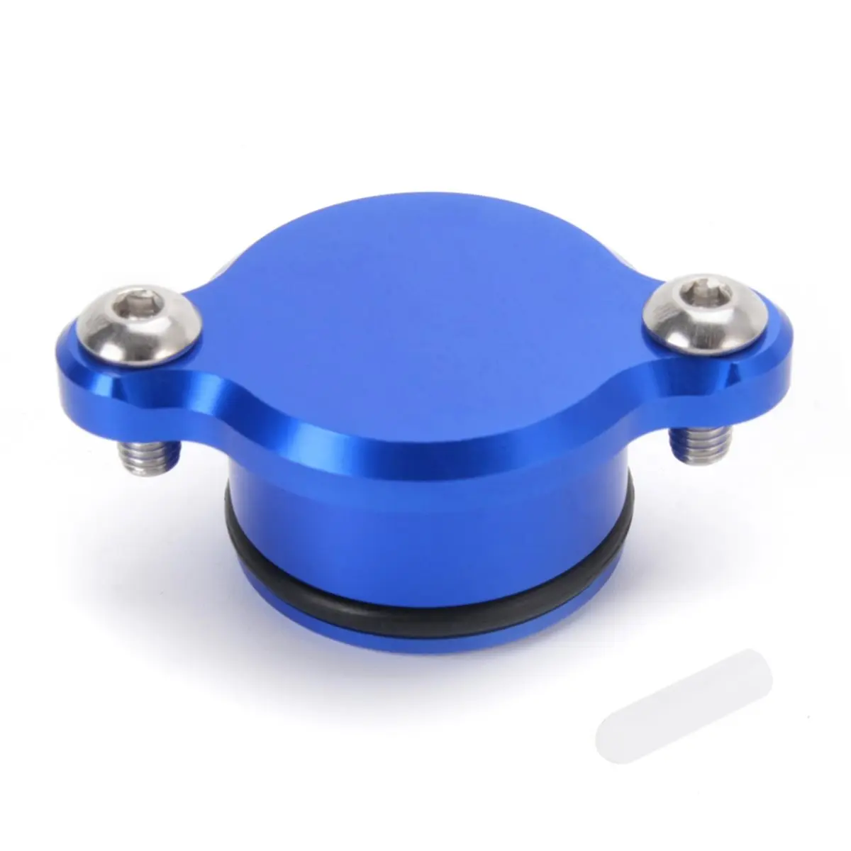 Compatible Aluminum Oil Pump Block Off Plug Kit for PW50 PW80, Blue Anodized Oil Injection Delete Kit with O-Ring & Screws