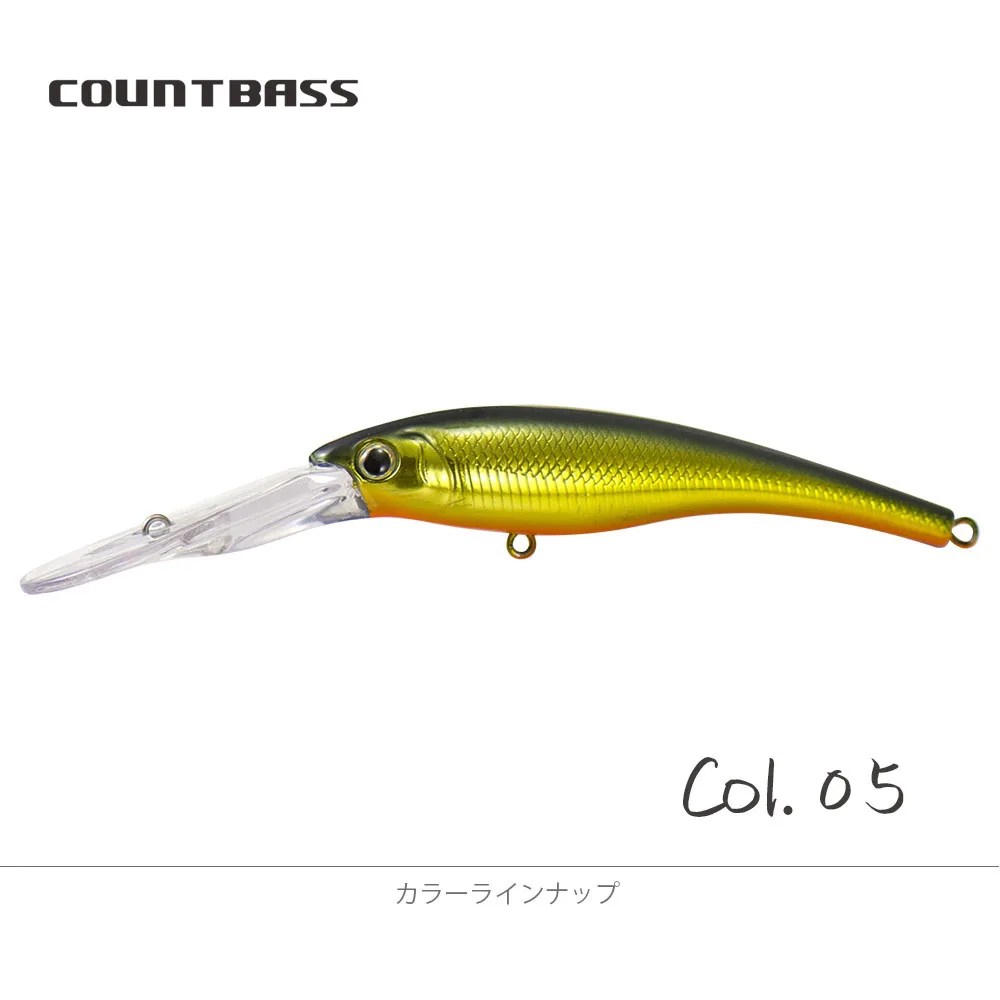 COUNTBASS Kurbelköder 90 mm 3-1/2" 13 g 1/2 oz. Tauchen 5 m 16 Fuß Angeln Kunststoff Shad Wobbler Barsch Leurre Angler's Hardbait Köder – Detail 17