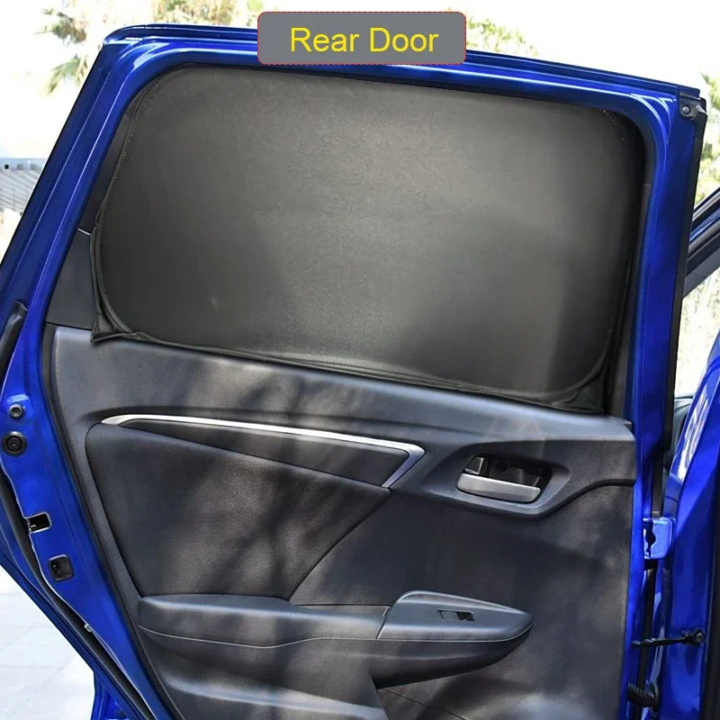 

Автомобильный анти-УФ- теплоизоляционный черный солнцезащитный козырек для конфиденциальности окон для HONDA FIT JAZZ 2014-2026, автозащитный чехол, аксессуары для интерьера