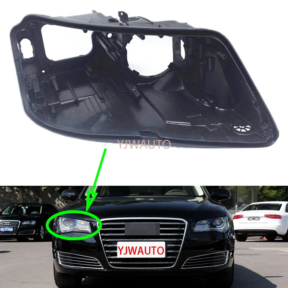 

For Audi A8 2011~2013 Headlamp House Car Headlight Base Rear Base Replacement Auto Front Lamp Holder Back Support