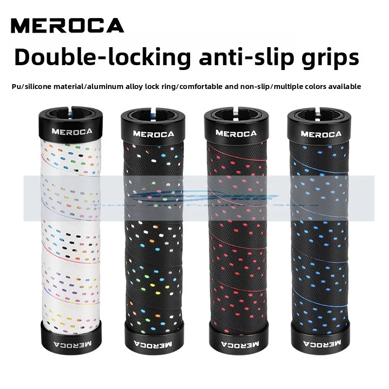 

Велосипедные ручки MREOCA, нескользящие запираемые ручки для горного и шоссейного велосипеда, удобная намоточная ручка из искусственного силикона