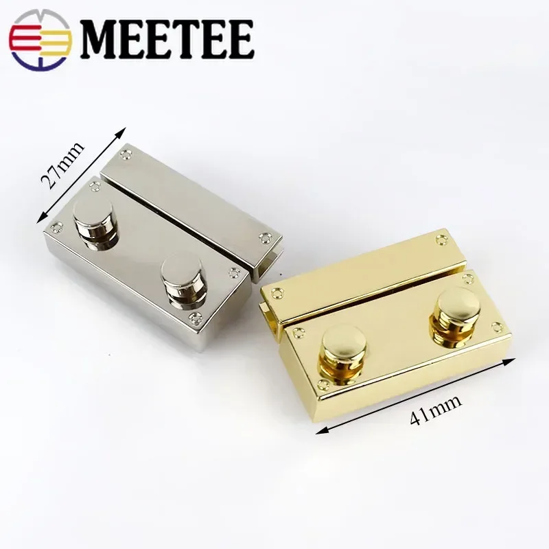 2/5/10Pcs 27x41mm Handbag Lock Bag Metal Buckle Twist Locks Replacement Bags Purse Clasp Closure DIY Accessories KY254