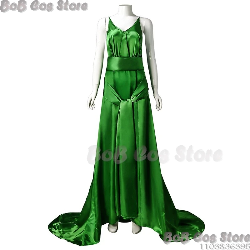 Green Dress Cecilia Tillis Cosplay Movie Atonement Heroine Costume Sexy Women Girl Christmas Holloween Party Roleplay Uniform