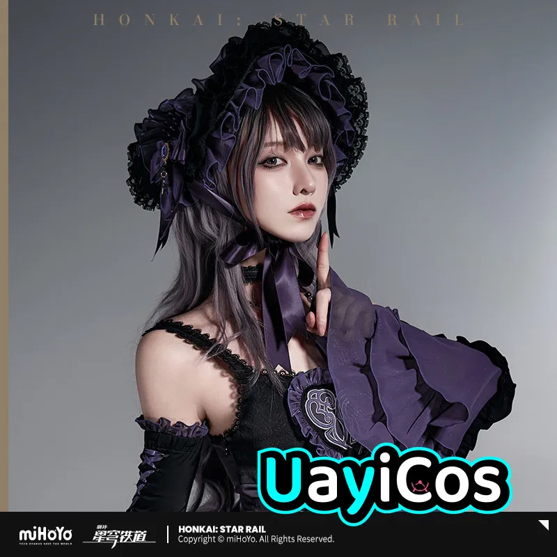 

Hat Official Merch Honkai Star Rail Herta Y2K Girls Women Hat Gothic Hat Cap Cosplay Costume Anime Figure Game Kids Toy Gifts