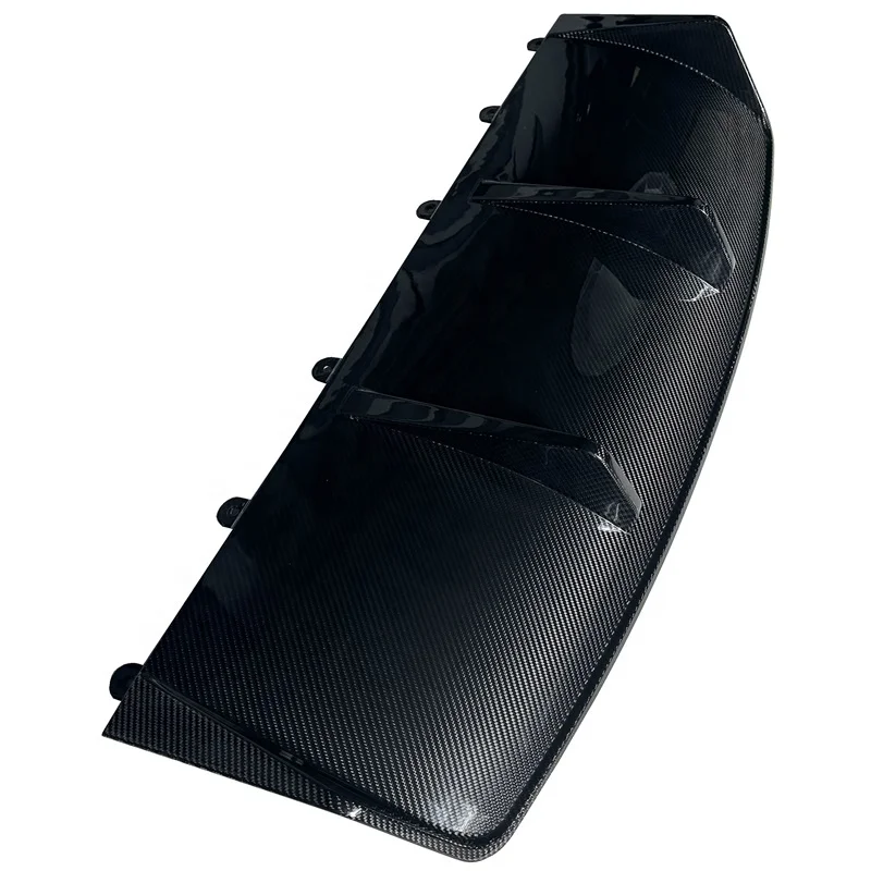

TT RZ Dry Carbon Fiber Rear Diffuser for Taycan Turbo Carbon Fiber Rear Chin for J1 Taycan Turbo 2019+