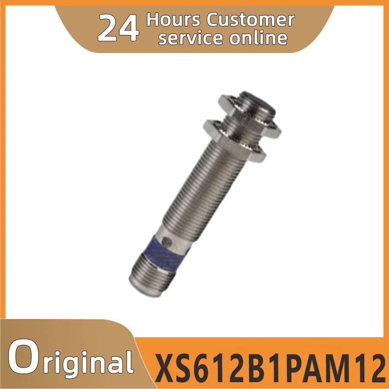 

3PCS brand new original proximity switch XS612B1PAM12 XS612B1PBM12 DC three wire PNP normally open plug-in sensor