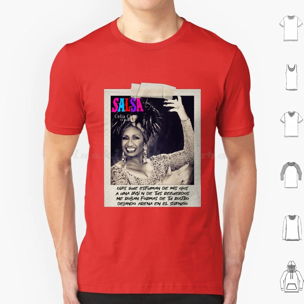 Celia Cruz Te Busco Photo T Shirt Men Women Kids 6xl Salsa Celia Fania Cruz Musica Cuban Cuba La Reina Queen Salseros