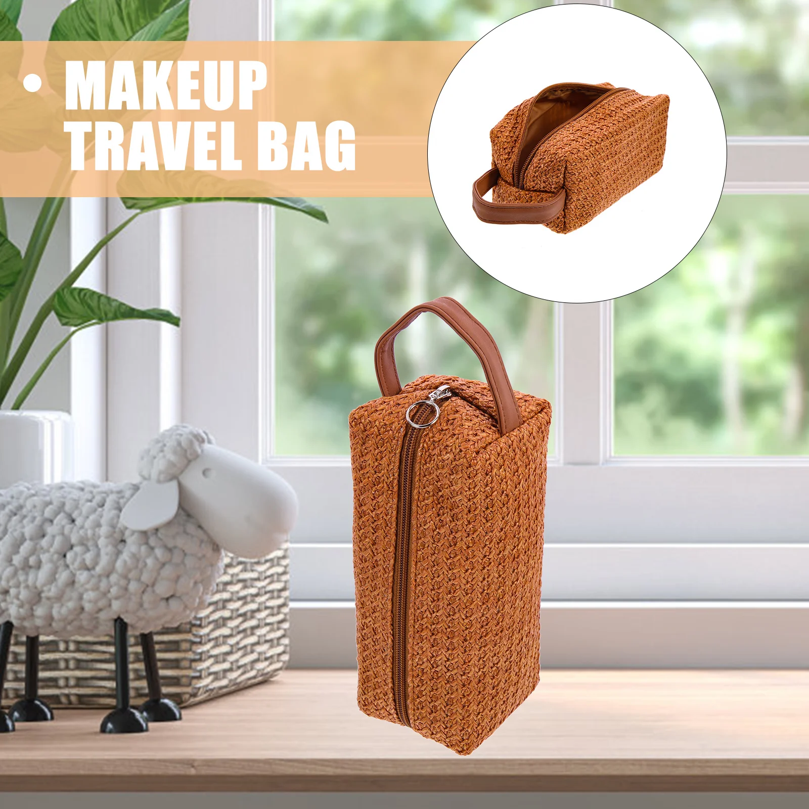 

Large Capacity Bag Portable Makeup Organizer For Travel Toiletry Pouch Women Girls Multipurpose Storage Waterproof