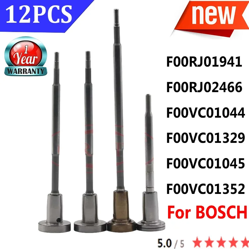 12PCS For BOSCH F00VC01329 F00VC01045 F00RJ01941 F00RJ02466 F00VC01044 F00VC01352 Common Rail Control Valve Assembly ORLTL