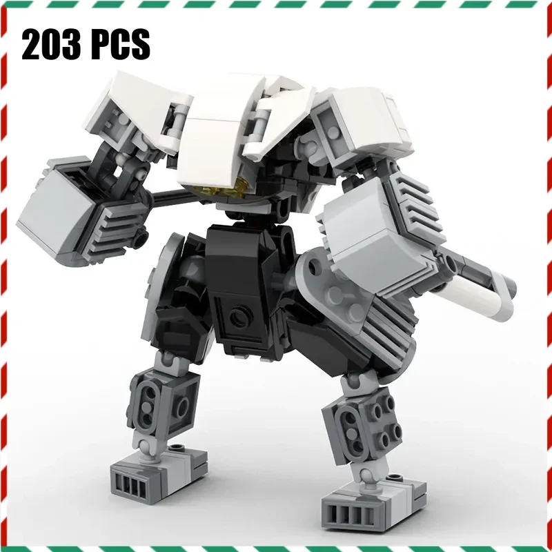 Kit de bloques de construcción de Robot MOC Spectre Mech, ladrillos de montaje DIY, modelo mecánico de guerrero fantasma, regalo para niños y adultos