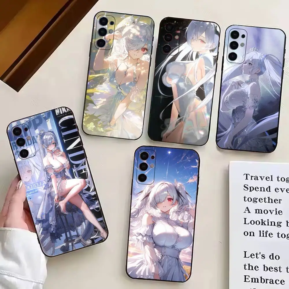 Goddess of Victory Nikke C-Cinderella Phone Case For Samsung S25,S24,S21,S22,S23,S30,Ultra,S20,Plus,Fe,Lite,Note,10,Black Cover