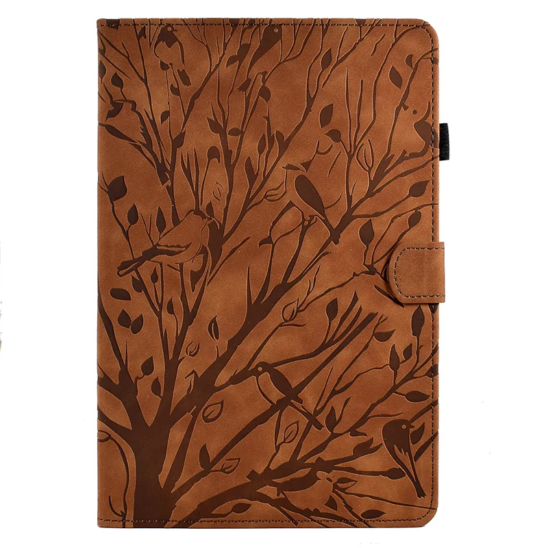 For Samsung Tab A9 Plus Case 11 inches Emboss Tree Book Wallet Stand Cover For Funda Galaxy Tab A9 Plus Case Coque SM-X210 X215