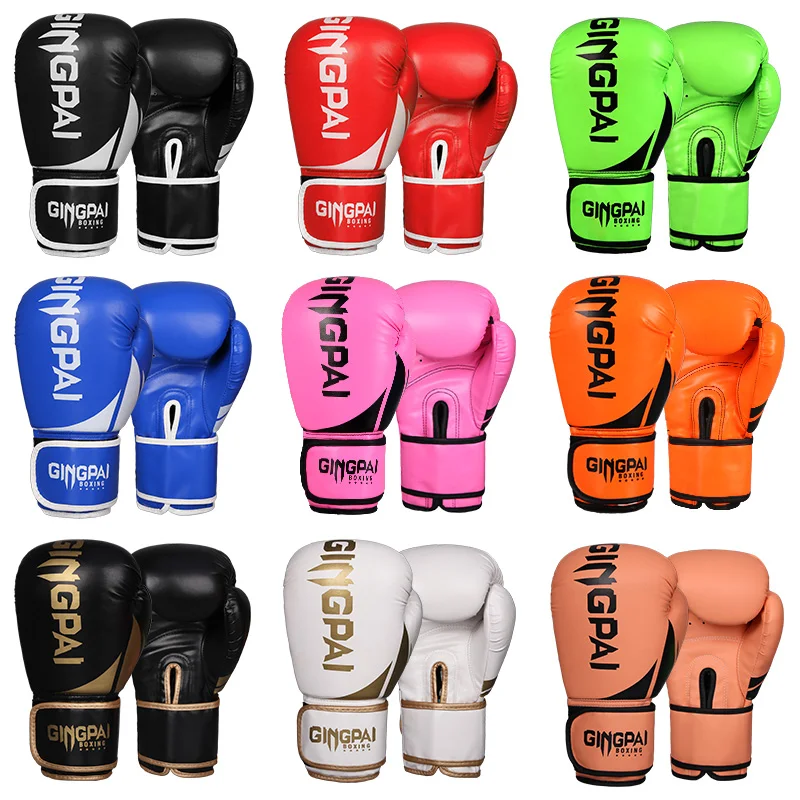 6/8/10/12oz Kids Women/Men Boxing Gloves Sanda Sparring Muay Thai MMA Karate Punch Training Mitts Kickboxing Boxe De Luva DEO