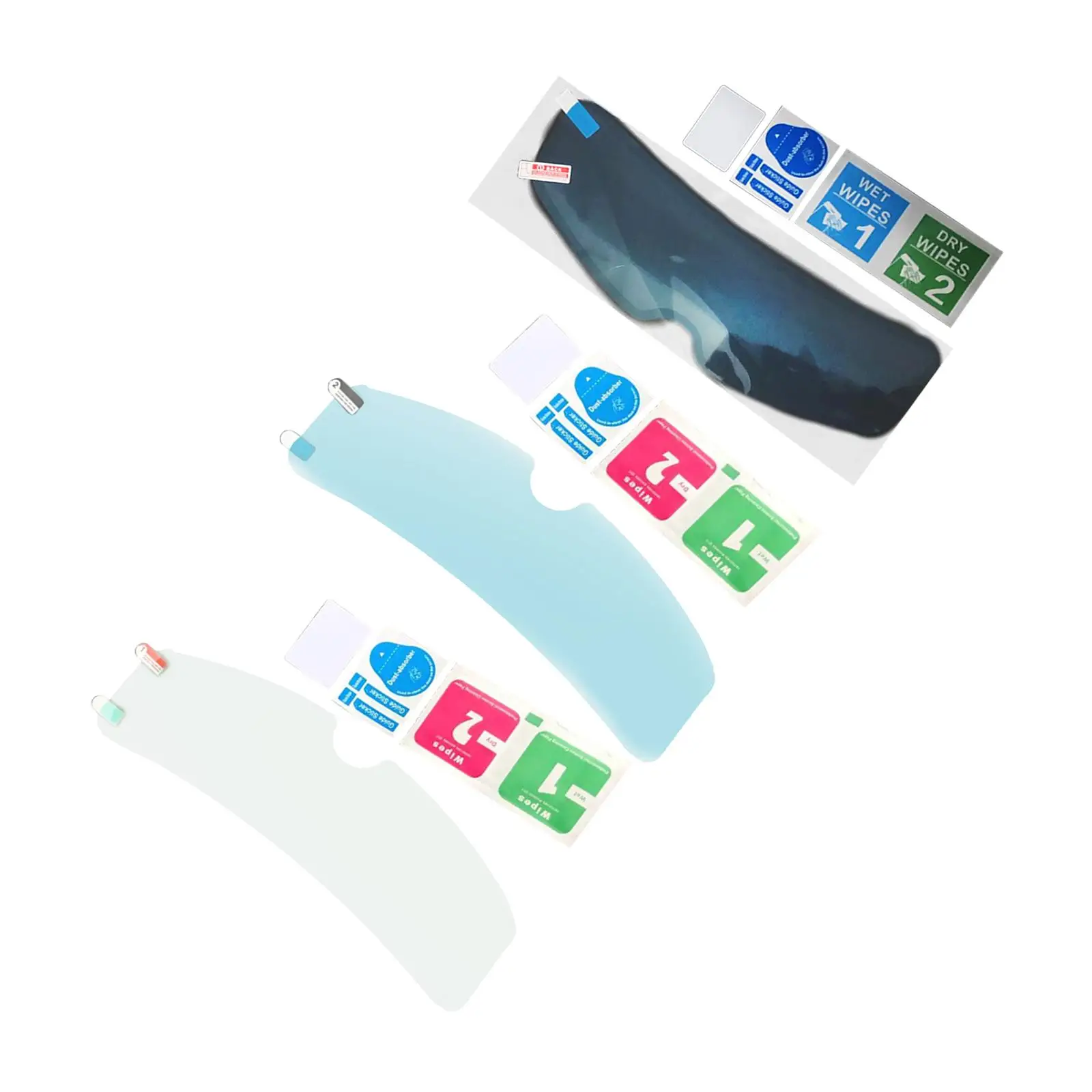 

Helmet Shield Anti Fog Film Easy to Paste Practical for Regular Helmet