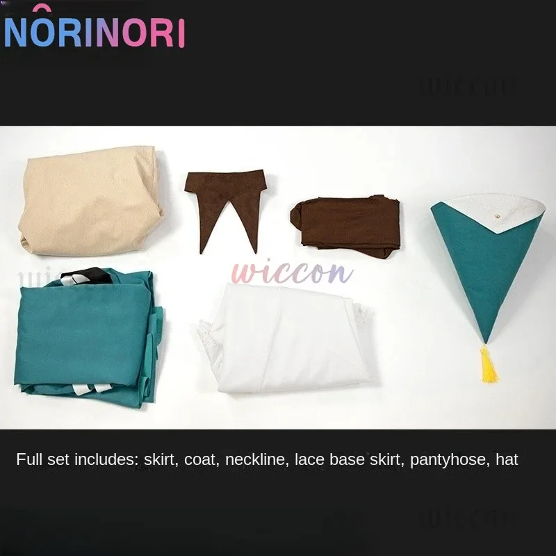 Sombrero de bruja de Anime Atelier Cosplay Tetia disfraz de Cosplay sombrero de bruja Atelier Tetia peluca mujer lindo disfraz Halloween de talla grande