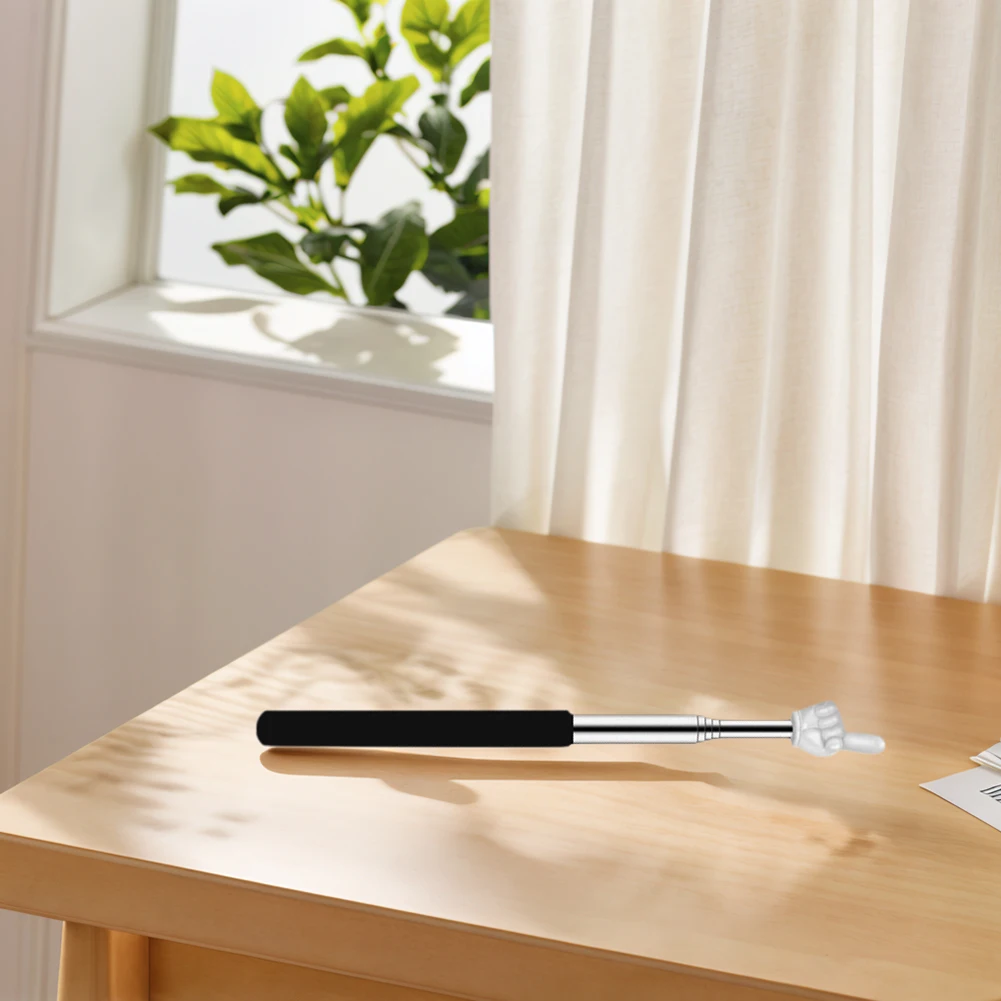 10Pcs Telescopic Teachers Pointer Stainless Steel Finger Pointer Stick Cute Retractable Classroom Pointers for Elementary School