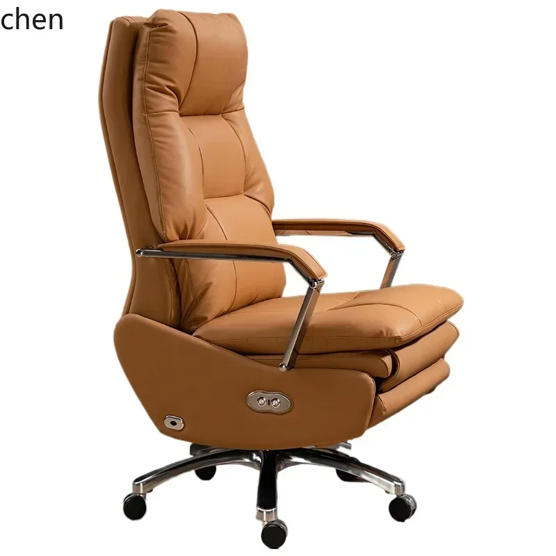 v9.3- electric reclining office chair comfortable sedentary e-sports chair lazy sofa leather boss chair