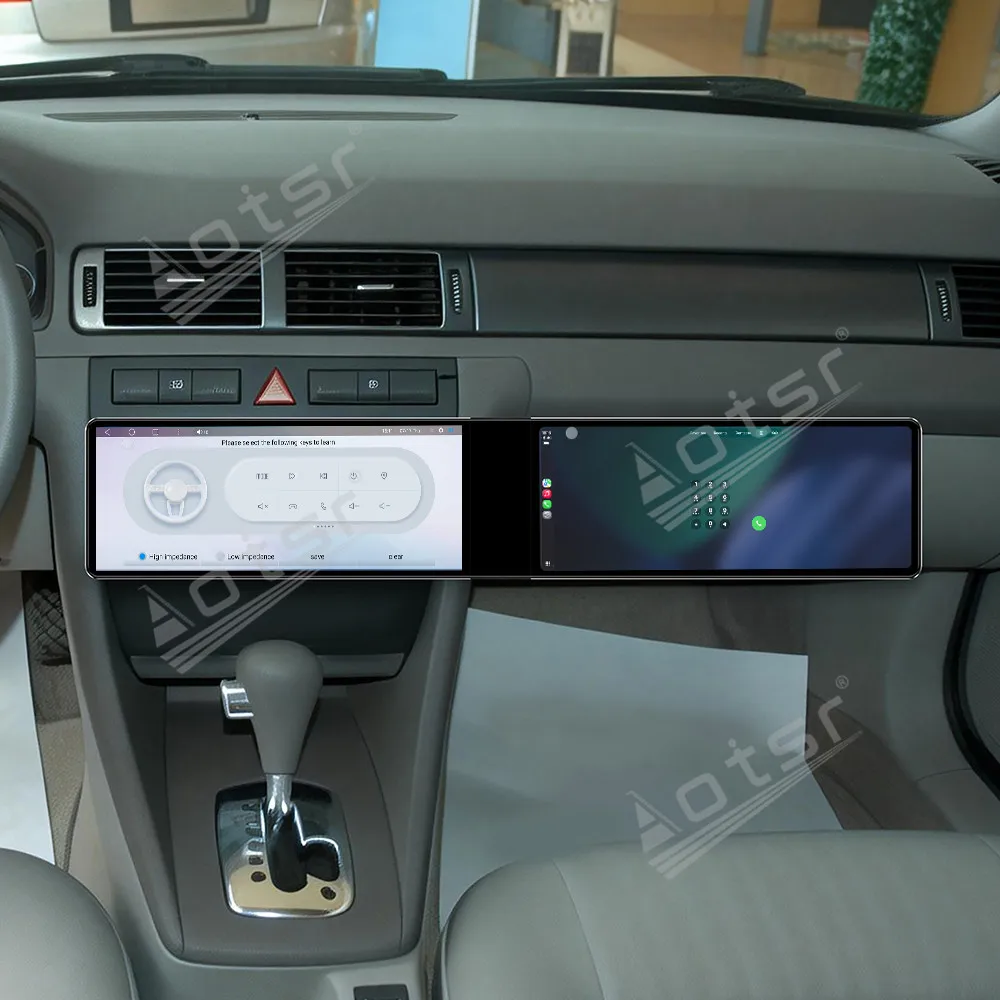 Immersive DSP Wireless CarPlay Android Auto GPS Navi Android 13 Dual 12.3 Inch HD Touch Car Radio For Audi A6/S6/RS6 1997-2004