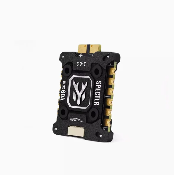 Spectre 60A BL32 4 In1 미니 ESC G071 128K 통합 CNC 방열판 20x20mm 3-6S FPV 프리스타일 DIY 부품용