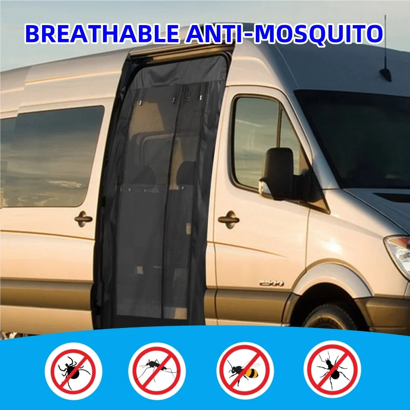 Insect Screen Mosquito Fly Screens Net For Mercedes Benz Sprinter & Ford Transit MK8 High Roof Camper Van Accessories