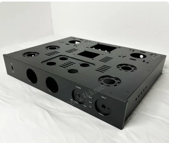 All-Aluminum Push-Pull Chassis - Aluminum Alloy Power Preamp Box, HiFi Audio DIY Chassis, Customizable