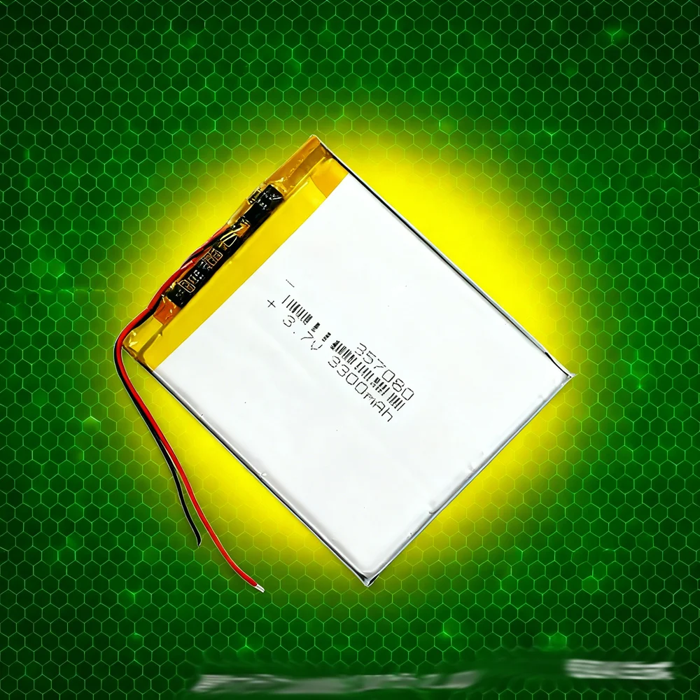 357080 367080 For Noah ne600 Tutor King point Reader tablet 3300mAh 3.7V Li battery 407080  For Mp3 7 inch 8 inch