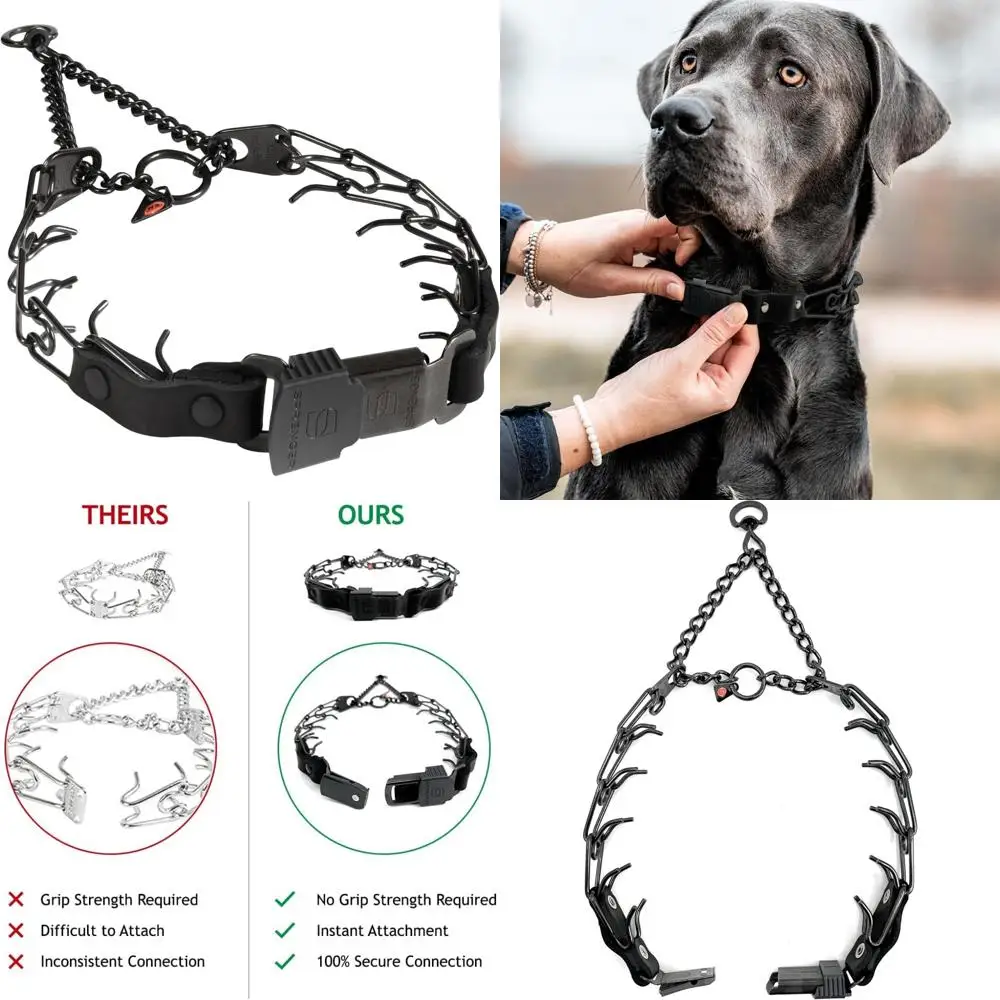 

Быстросъемный зубец для дрессировки собак с поворотным кольцом — 2,25 мм для эффективной дрессировки собак и контроля