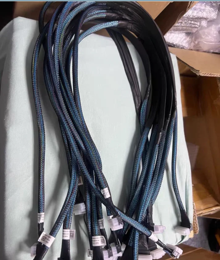 

1 шт. б/у R750 R7525 R760 12-дюймовая объединительная плата кабель sas TKDK1 0TKDK1