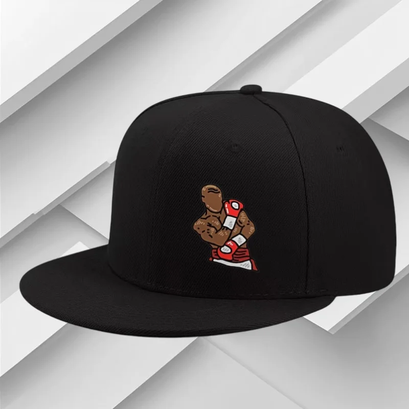 Une casquette de baseball imprimée de style hip-hop conçue pour les hommes, parfaite pour les amateurs de boxe et les fans d'arts martiaux mixtes, adaptée à toutes les saisons.