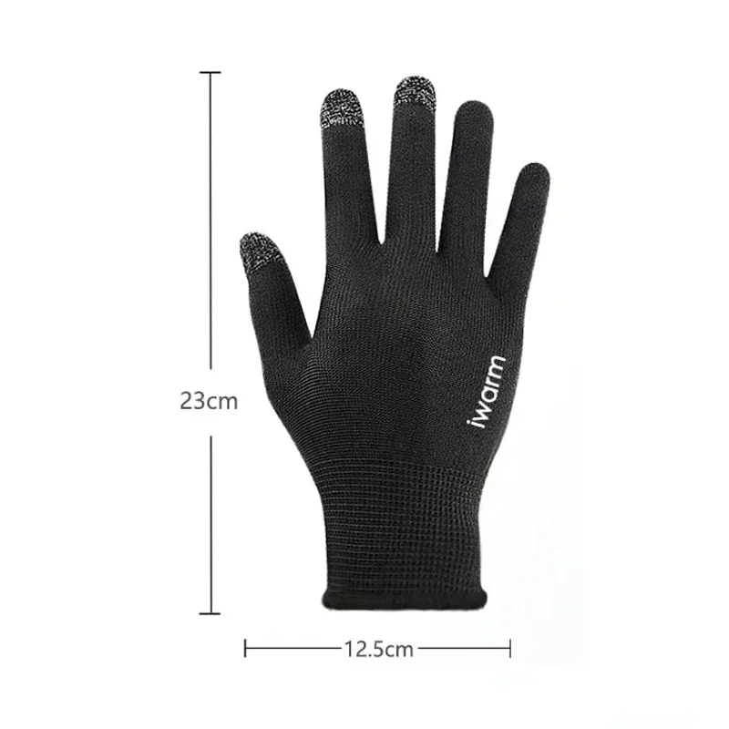 Windproof Winter Warm Gloves Cycling Glove Anti-slip Thermal Fleece Glove Full-Finger Fishing Motorcycle Skiing Glove