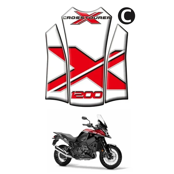 For HONDA VFR1200X VFR 1200X 1200 2012-2014 CROSSTOURER X Motorcycle Fuel Tank Protector 3D Gel Sticker Decal -3 MOTO