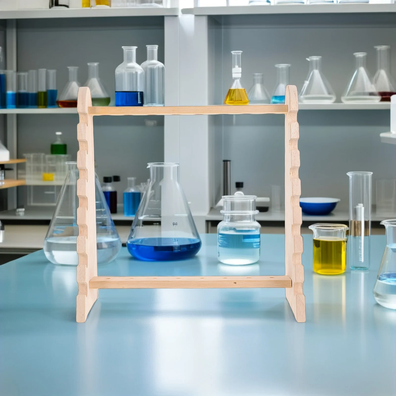 

Laboratory Bracket Experiment Tool Accessories Wood Cylinder Tube Display Racks