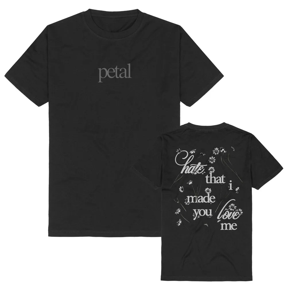 Hate That I Made You Love Me Tee Ariana Grande Petal Album Design T-shirt Summer Short Sleeve Loose Women Tshirts Graphic Merch
