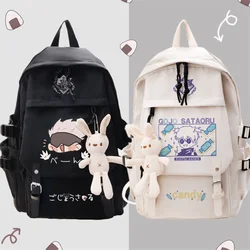 Jujutsu Kaisen Print Backpacks Teenarges Schoolbag Mochila Anime Satoru Gojo Girls Boys Causal Shoulder Laptop Outdoor Bags