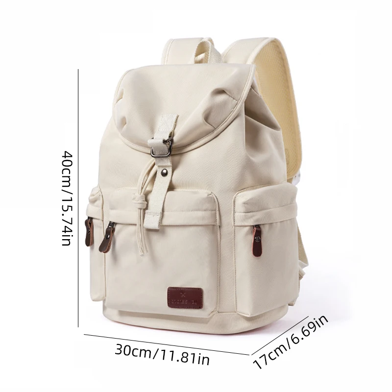 Canvas-Rucksack für Reisen, leicht, Laptop, Umhängetasche, Outdoor, Wandern, Klettern, Radfahren, Taschen, College-Computer, Wochenend-Schultasche