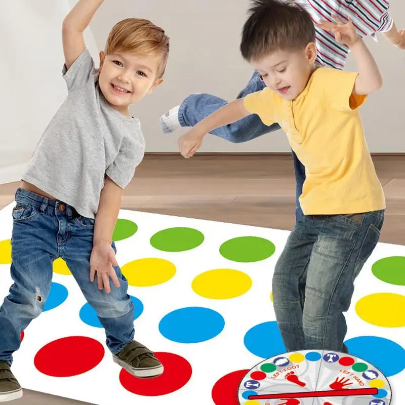 Body Twisting Game Twisting Game Activity Mat Party Games For Fun Family Game Night Twist Poses Large Mat Balance Mat