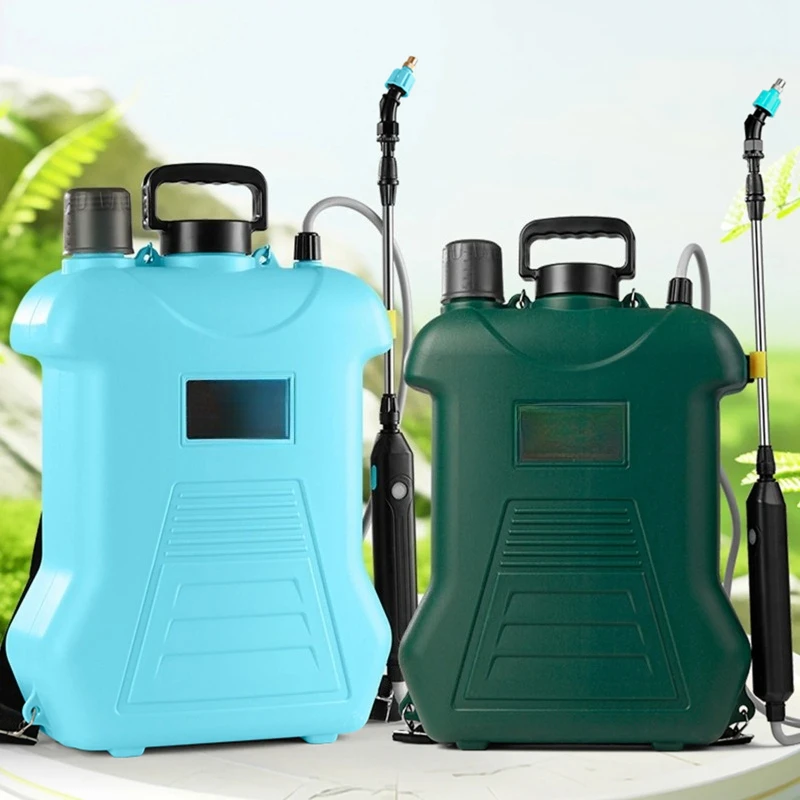 

15L Garden Sprayer Powerful Lawn Electric Water Sprayer with Shoulder Strap for Outdoor Orchard Garden Flower Watering Farmhouse