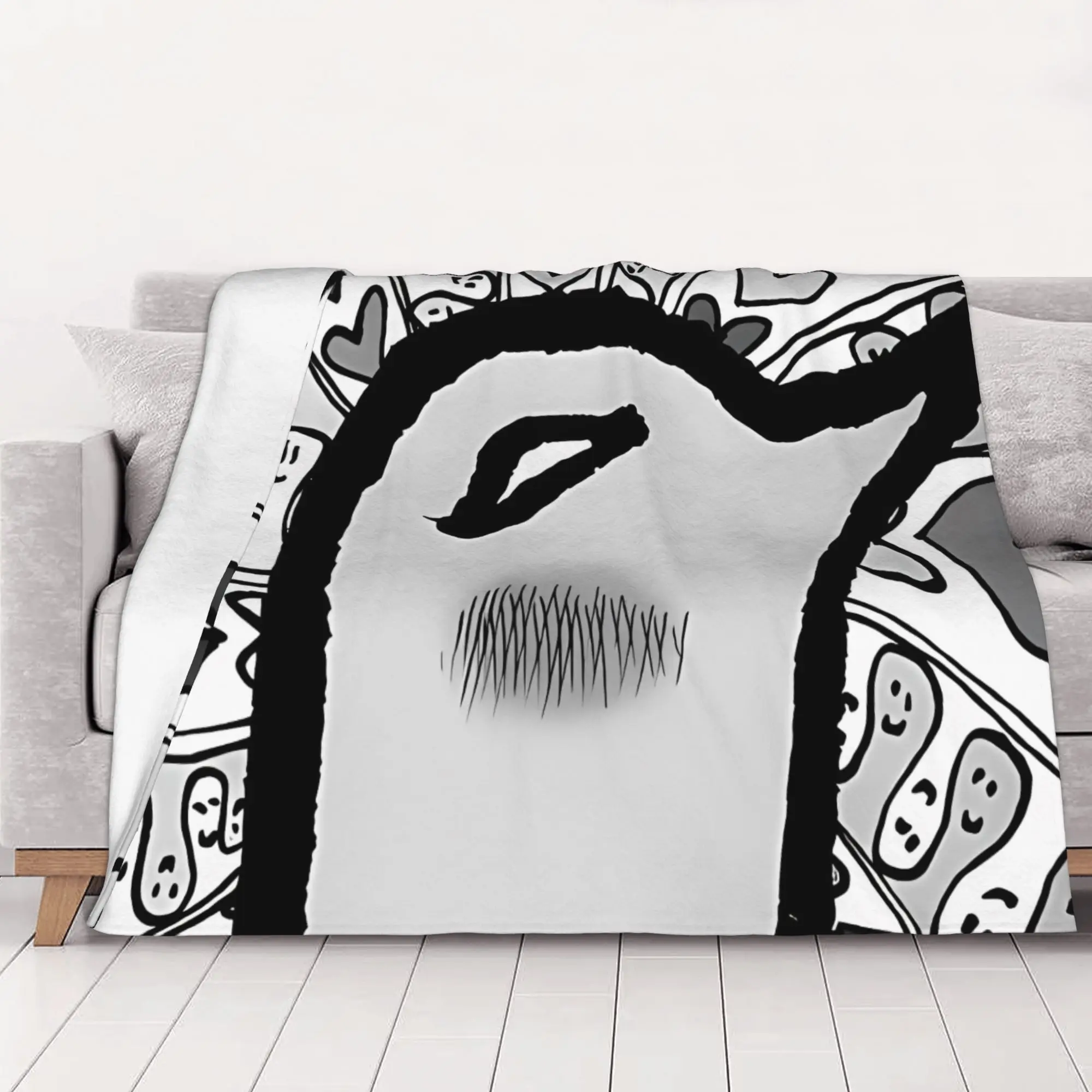 1PC home Cutecore Punpun Oyasumi poster Oyasumi Punpun Blanket Super Cosy Plush Home Living Room Sofa halloween