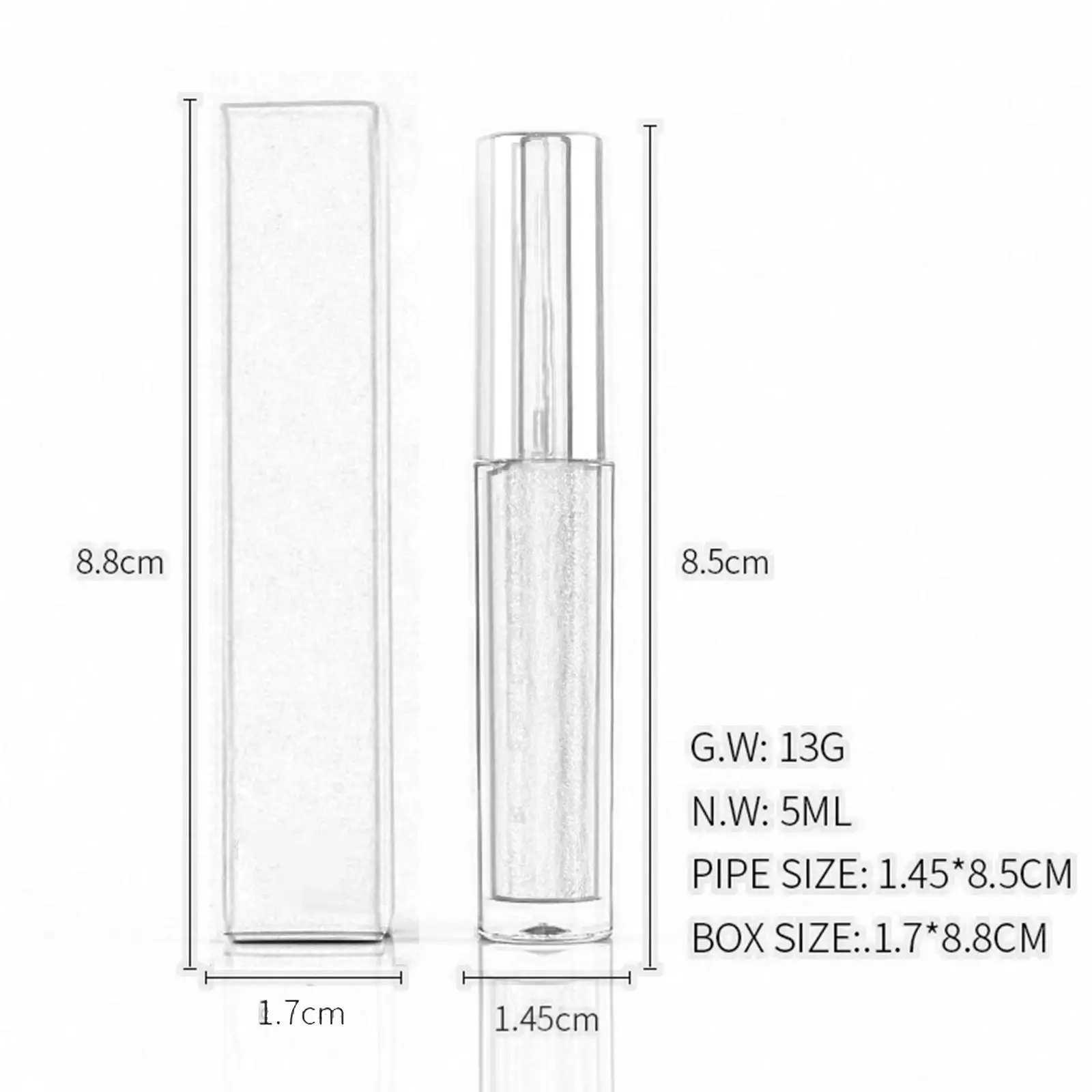 Ombretto liquido Glitter Trucco Tavolozza cosmetica liscia ad asciugatura rapida per aspetto professionale degli occhi