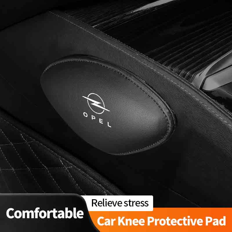 Car Seat Knee Pad Leather Elbow Rest Mat Leg Cushion Interior For Opel Astra Insignia Corsa Zafira Vectra Meriva Mokka Vivaro