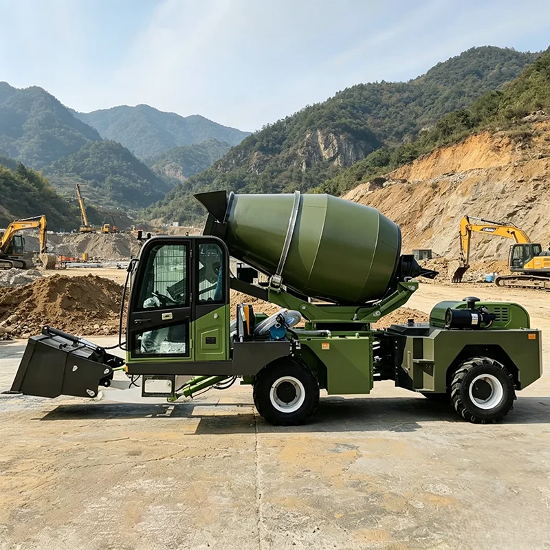 Self Loading Concrete Mixer Machine Compact Self Loading Concrete Mixer Truck
