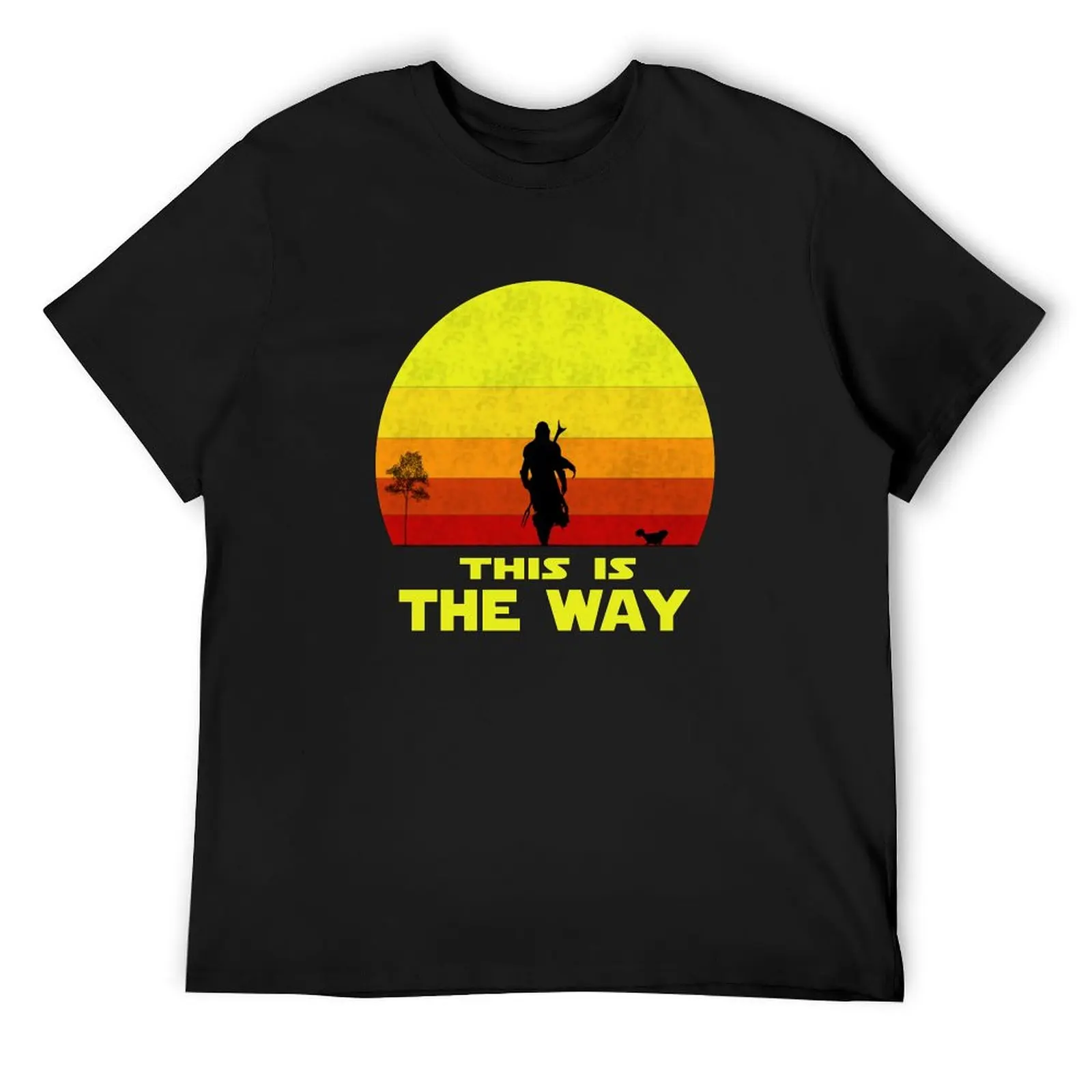 

mando retro T-Shirt anime vintage anime shirt Clothing mens shirts graphic tee