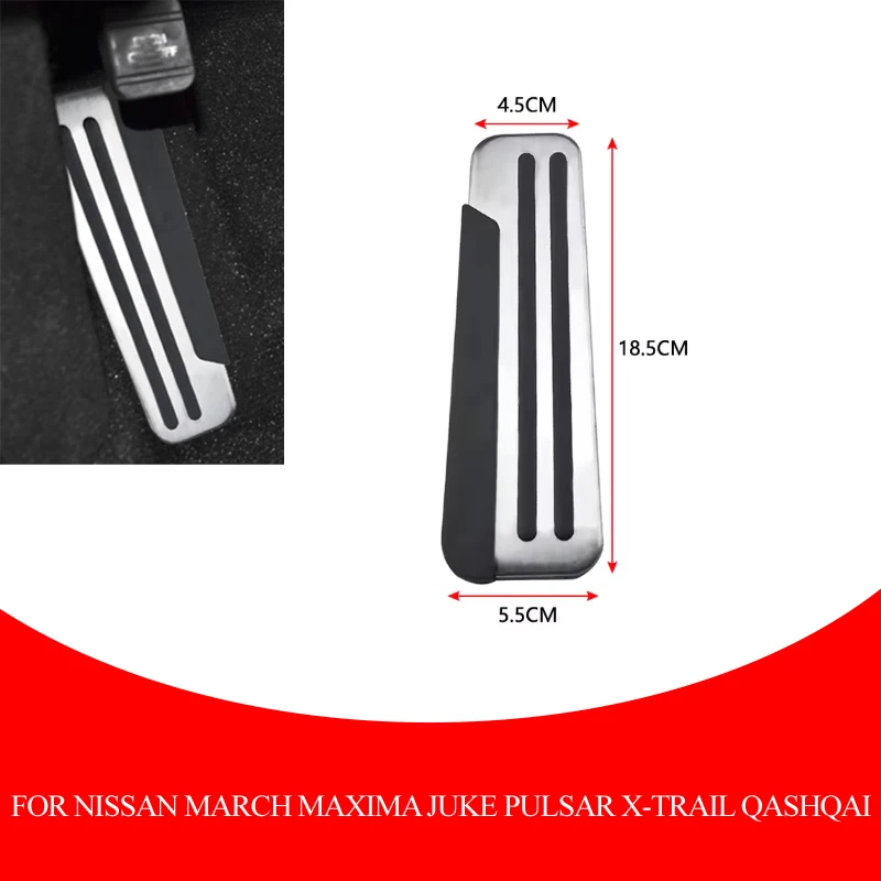 

For Nissan March Maxima Juke Pulsar X-trail Rogue T32 Qashqai Sport J11 Kicks Leaf Sunny Car Footrest Pedal Rest Accessories
