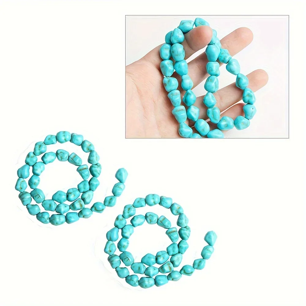 10/30pcs Loose Turquoise  Beads For DIY Fashion Jewelry Making, Bracelets,Necklace Phone Chain Birthday Gifts Beaded Accessories